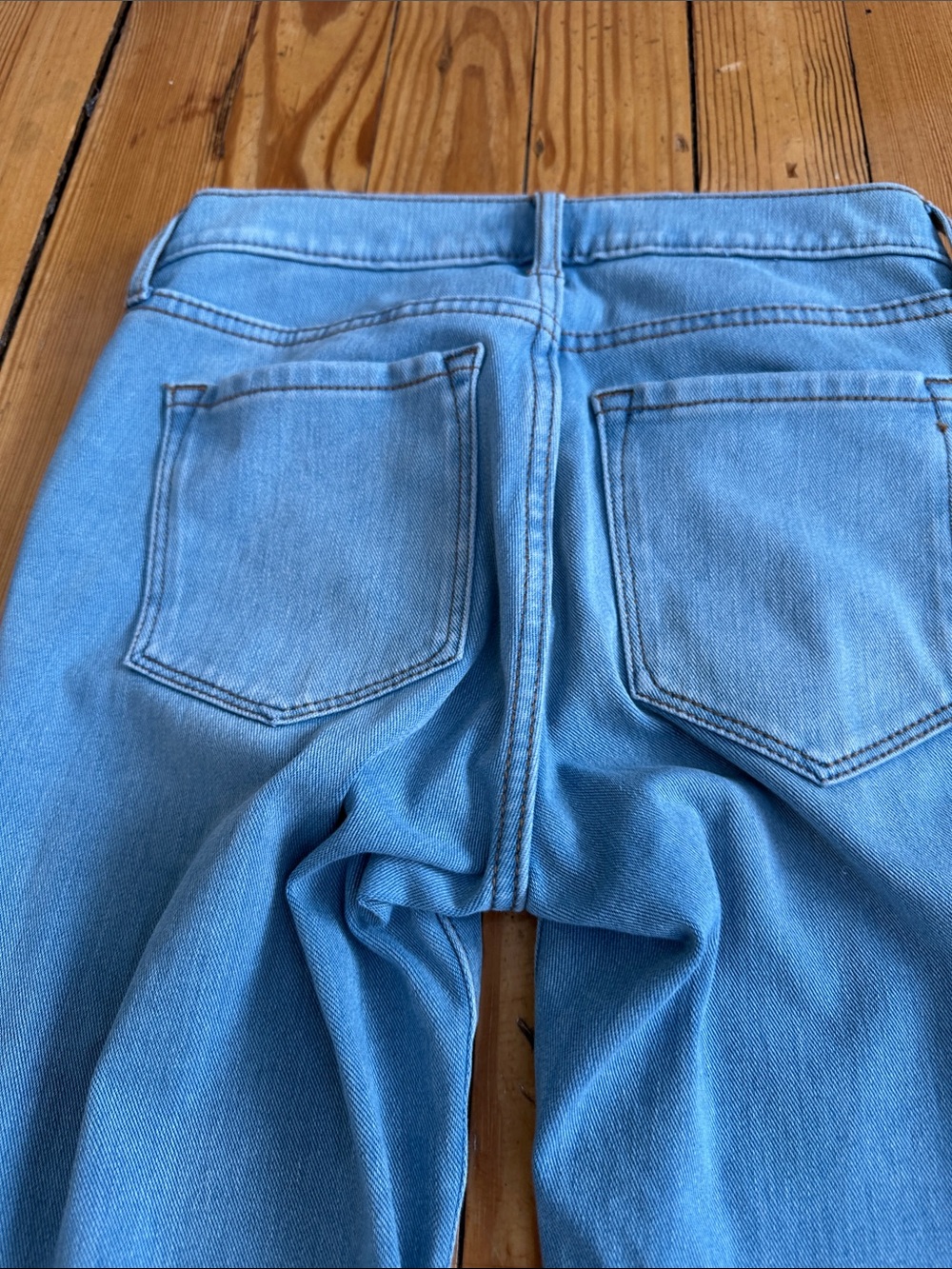 Banana Republic SUPER STRETCH Leggie Lt Blue Jeans